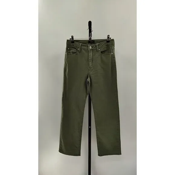 Quince loden Green Bella Straight-Leg Jeans - Picture 2 of 6